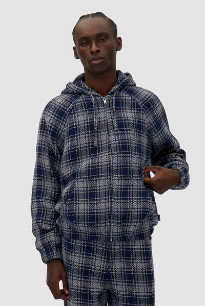 Plaid Navy Jacket - Plaid/Navy