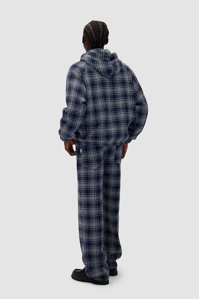 Plaid Navy Jacket - Plaid/Navy