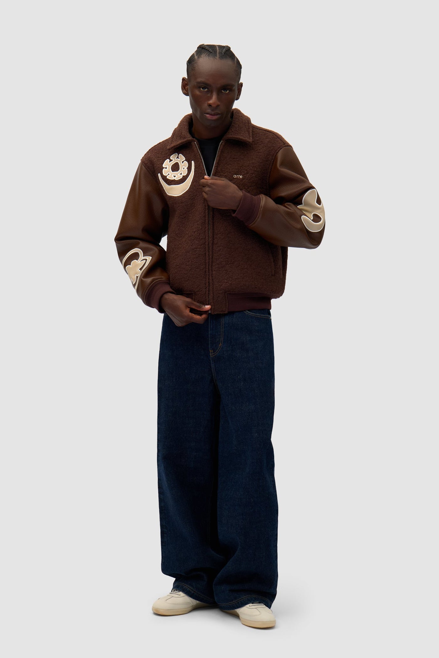 Varsity Jacket - Brown/Brown