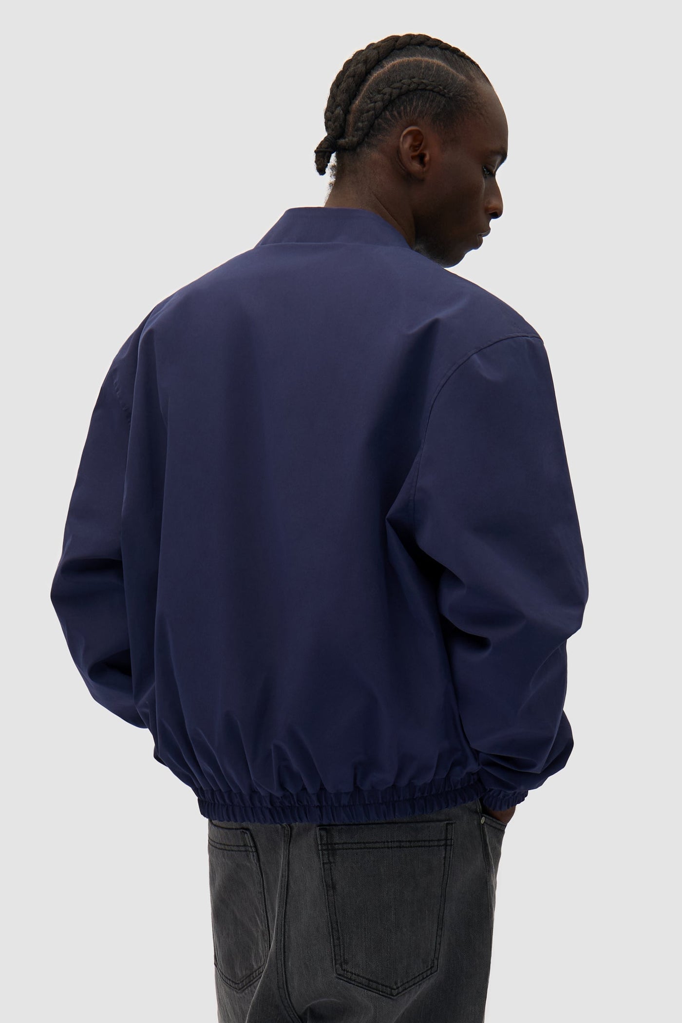 Reversible Nylon Jacket - Navy/Green