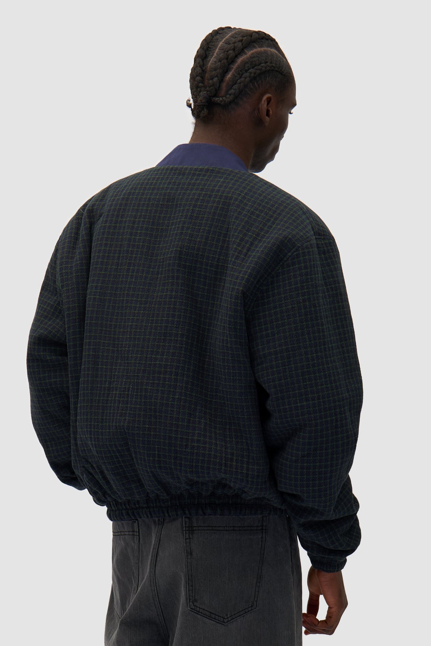 Reversible Nylon Jacket - Navy/Green