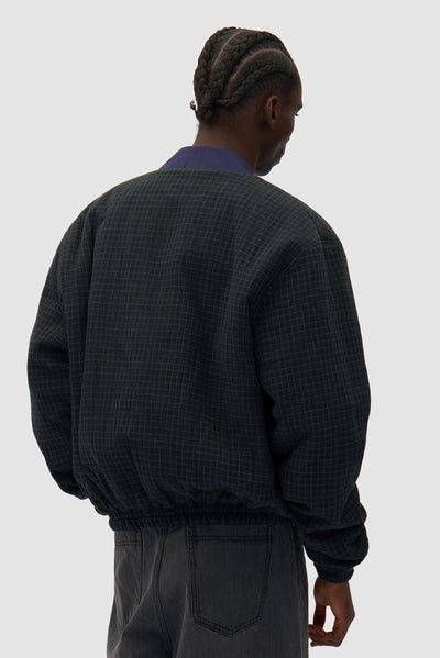 Reversible Nylon Jacket - Navy/Green