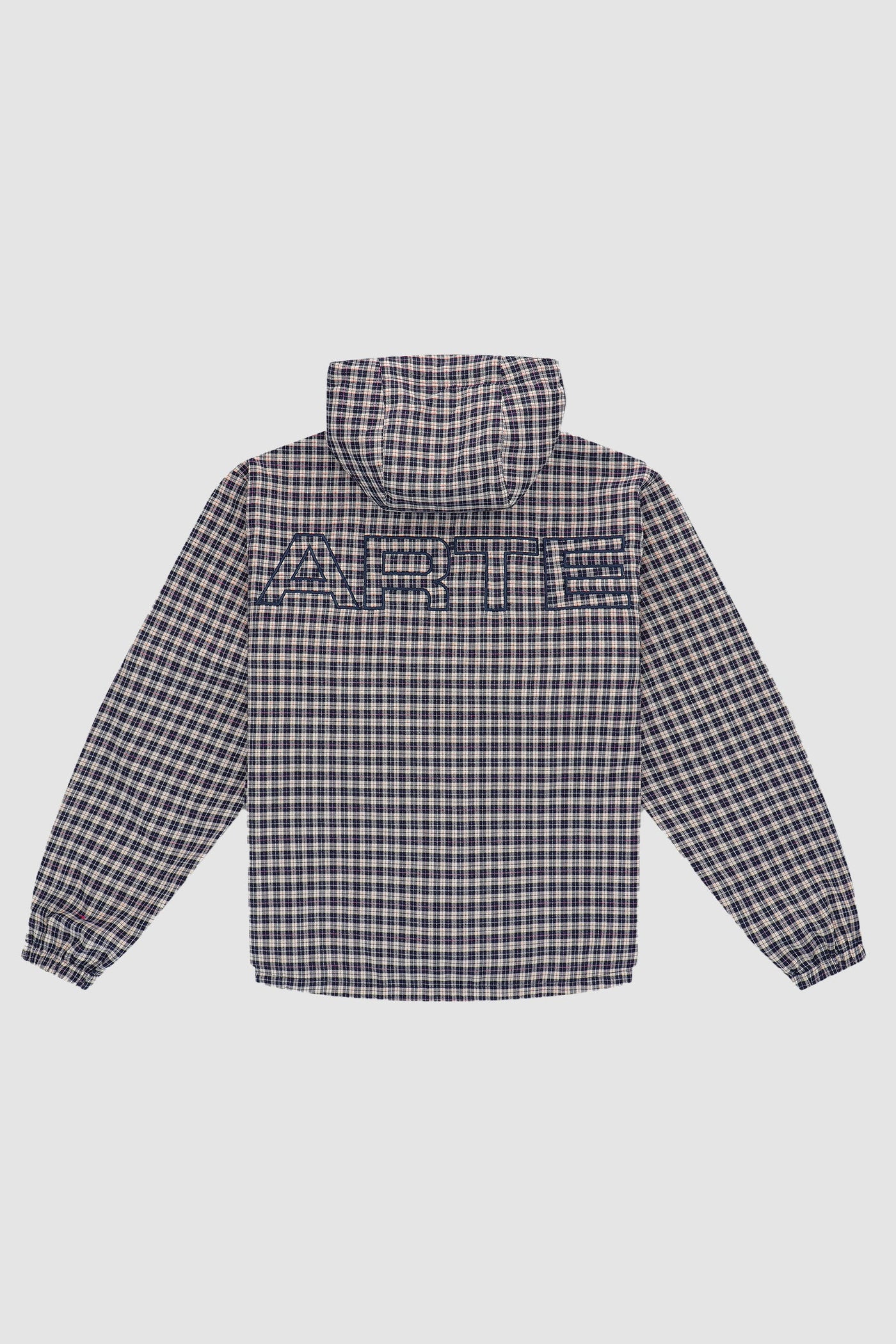 Reversible Plaid Technical Jacket - Navy/Plaid